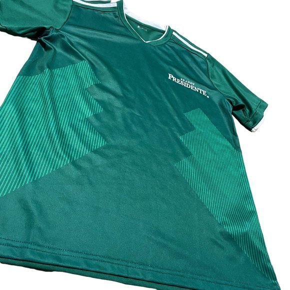 Brandy Presidente Soccer Jersey #18 Short Sleeve Green Men’s Size M Mexico‎ - Picture 3 of 8